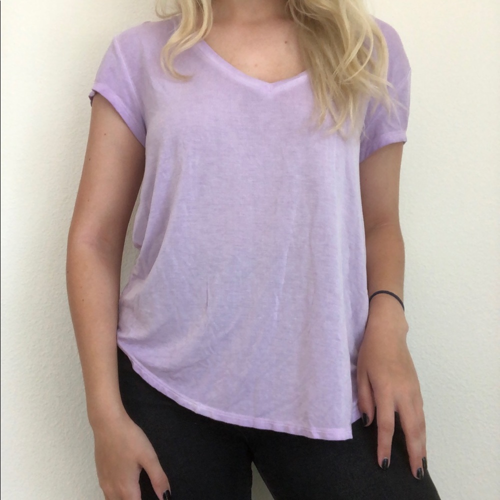Basic Purple Tee - Picture 3 of 4